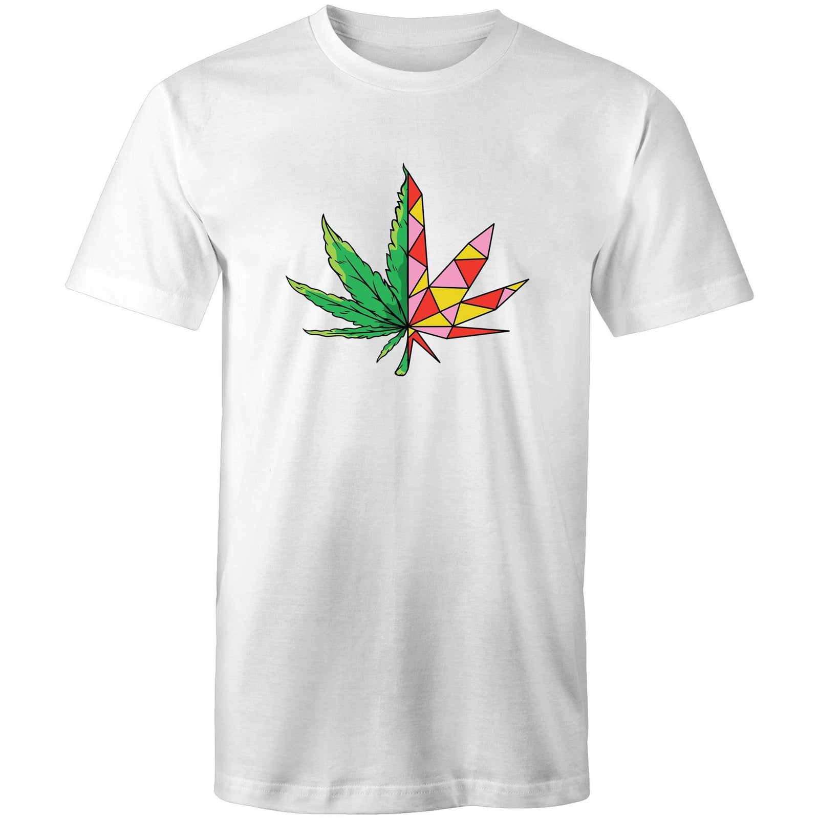 Men's Geometric Hemp Leaf T-shirt