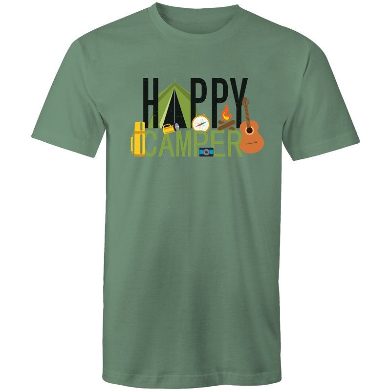 Men's Happy Camper Camping T-shirt