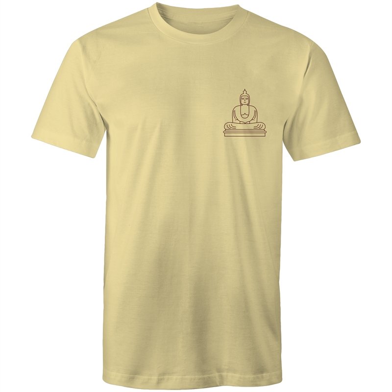 Men's Meditating Buddha Pocket T-shirt