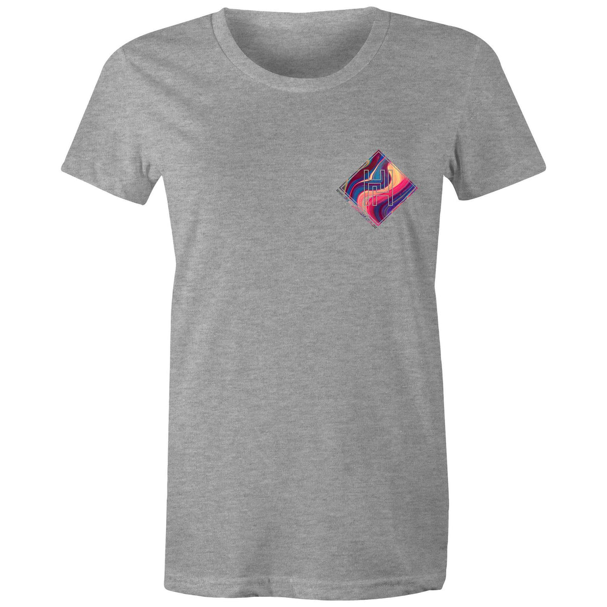 Women's Space Marble Hippie House Pocket Tee