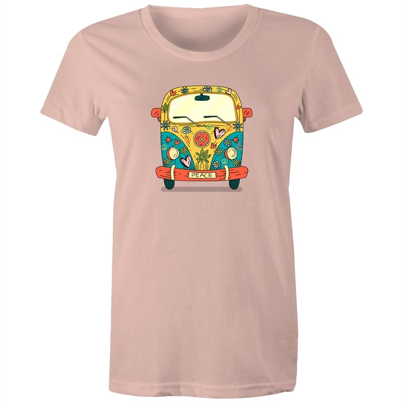 Women's Hippie Peace Van T-shirt