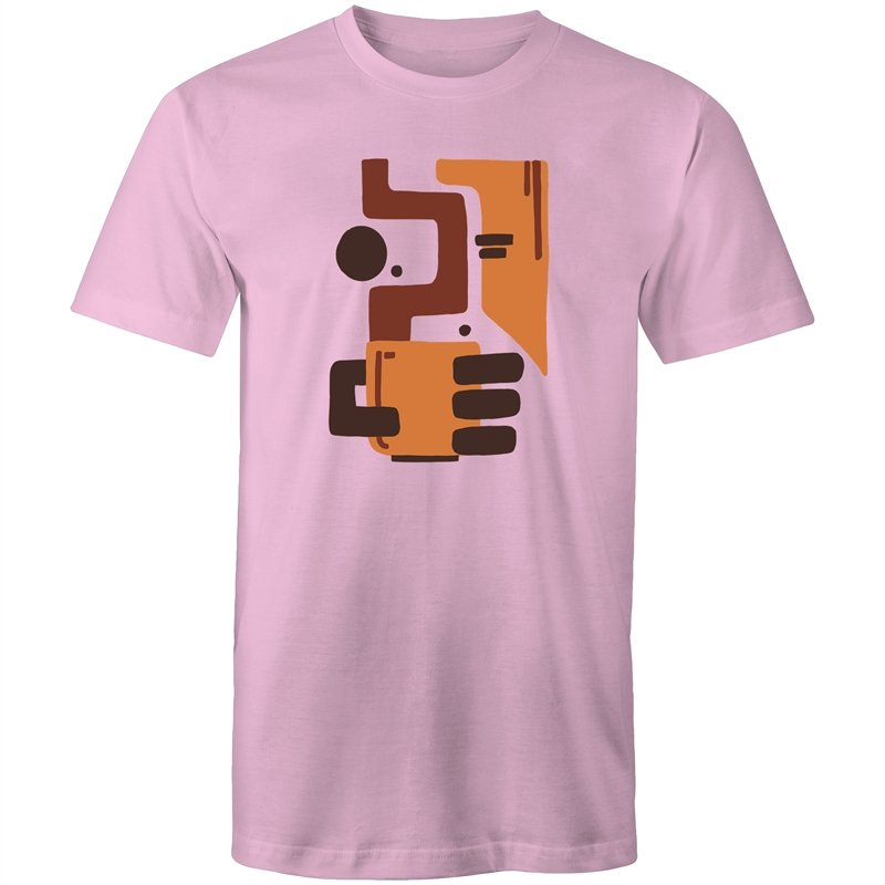 Men's Abstract Coffee T-shirt