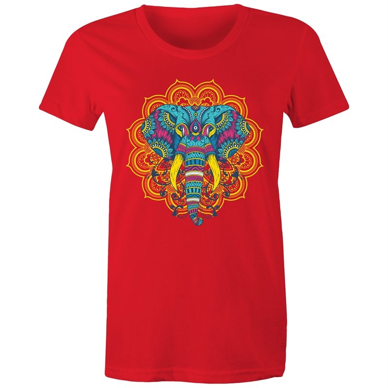 Women's Mandala Elephant T-shirt