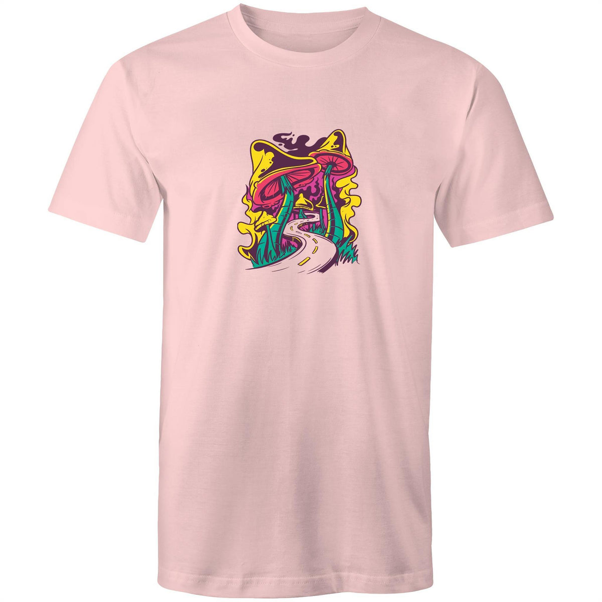 Men's Trippy Mushroom Road T-shirt