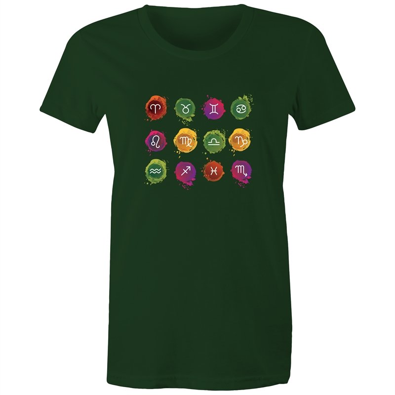 Women's Horoscope Badge T-shirt