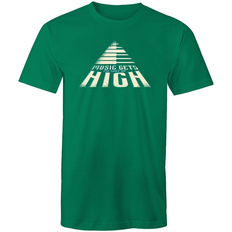 Men's Music Gets Me Way Up High T-shirt