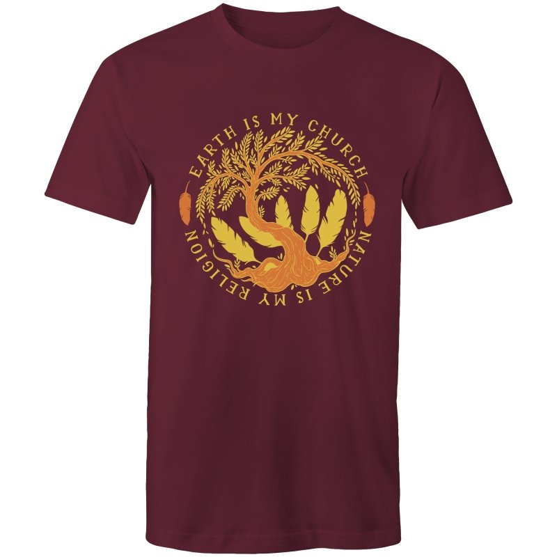 Men's Nature Earth Church T-shirt