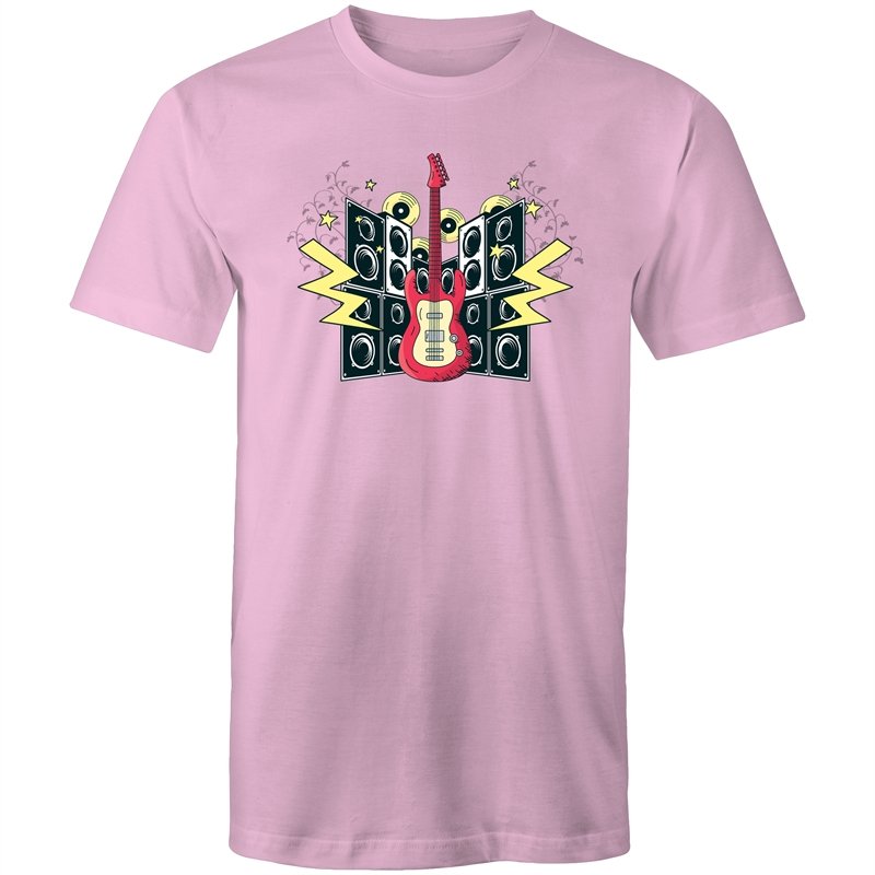 Men's Electric Guitar And Speaker T-shirt