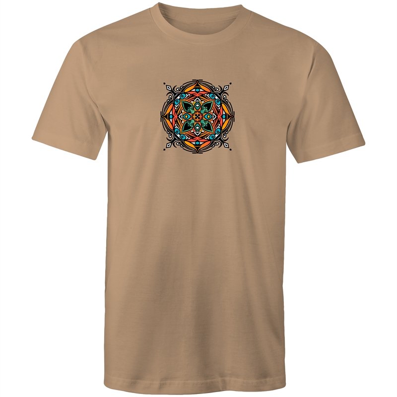Men's Indian Mandala Pattern T-shirt