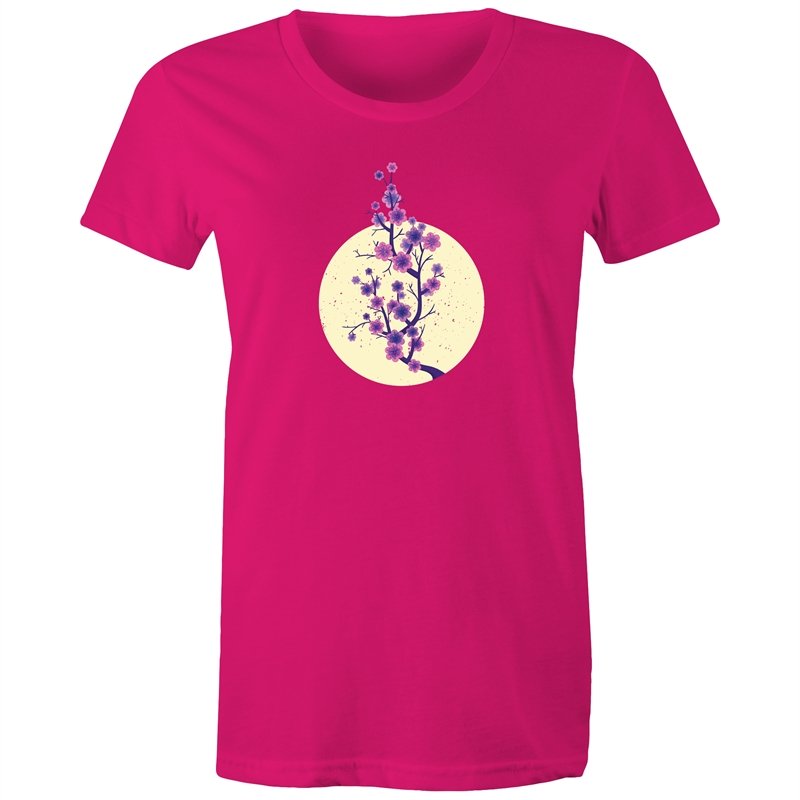 Women's Japanese Flower T-shirt