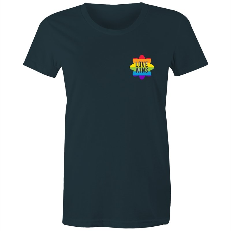 Women's Love Wins Pocket T-shirt