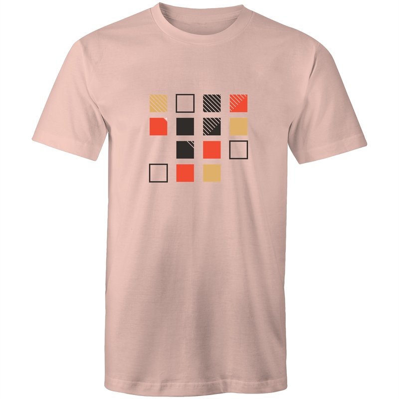 Men's Abstract Red Box T-shirt
