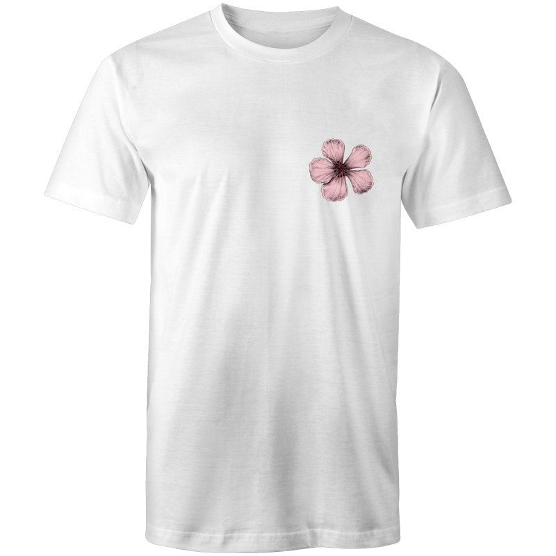 Men's Hibiscus Flower Pocket Tee