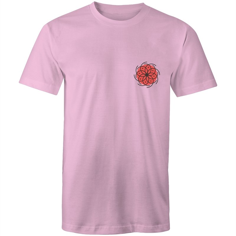 Men's Red Lotus Pocket Logo T-shirt