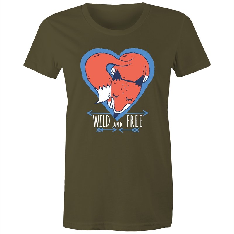 Women's Cute Wild And Free T-shirt