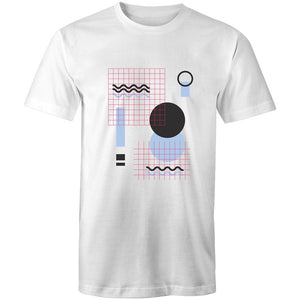 Men's Abstract Grid T-shirt