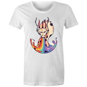 Women's Dragon Rainbow Fire T-shirt