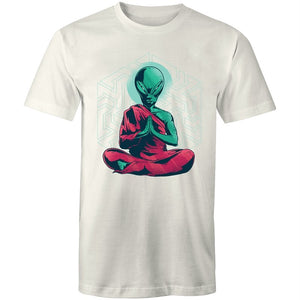 Men's Meditating Alien T-shirt
