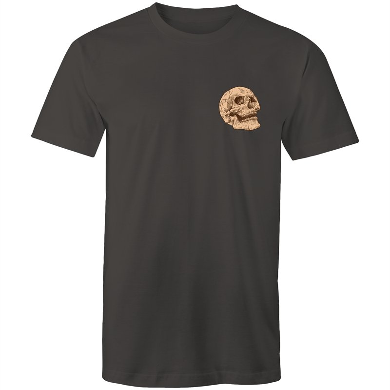 Men's Hipster Skull Pocket T-shirt