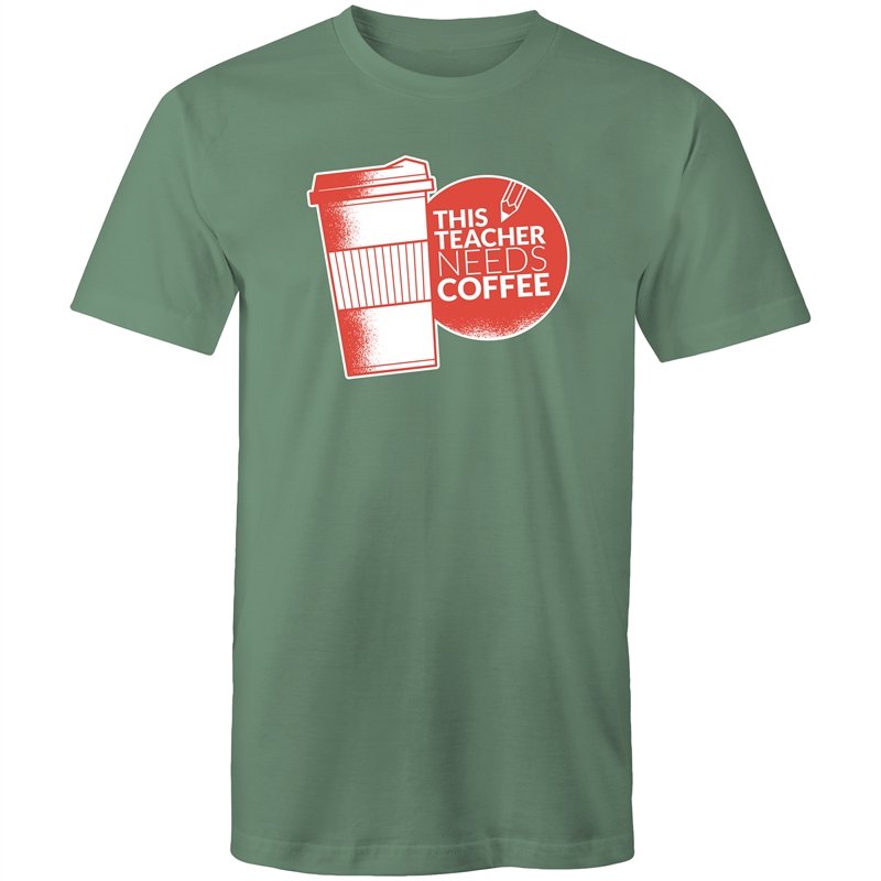Men's This Teacher Needs Coffee T-shirt