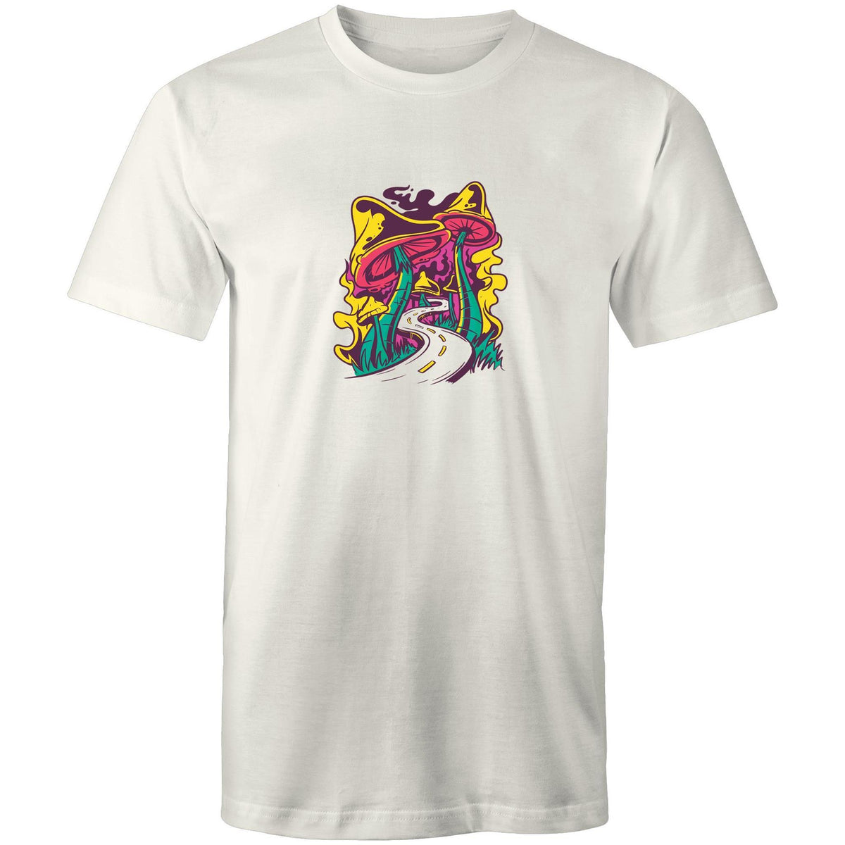 Men's Trippy Mushroom Road T-shirt