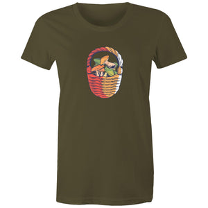 Women's Mushroom Basket T-shirt