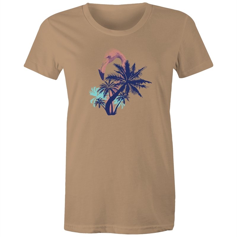 Women's Flamingo Beach T-shirt