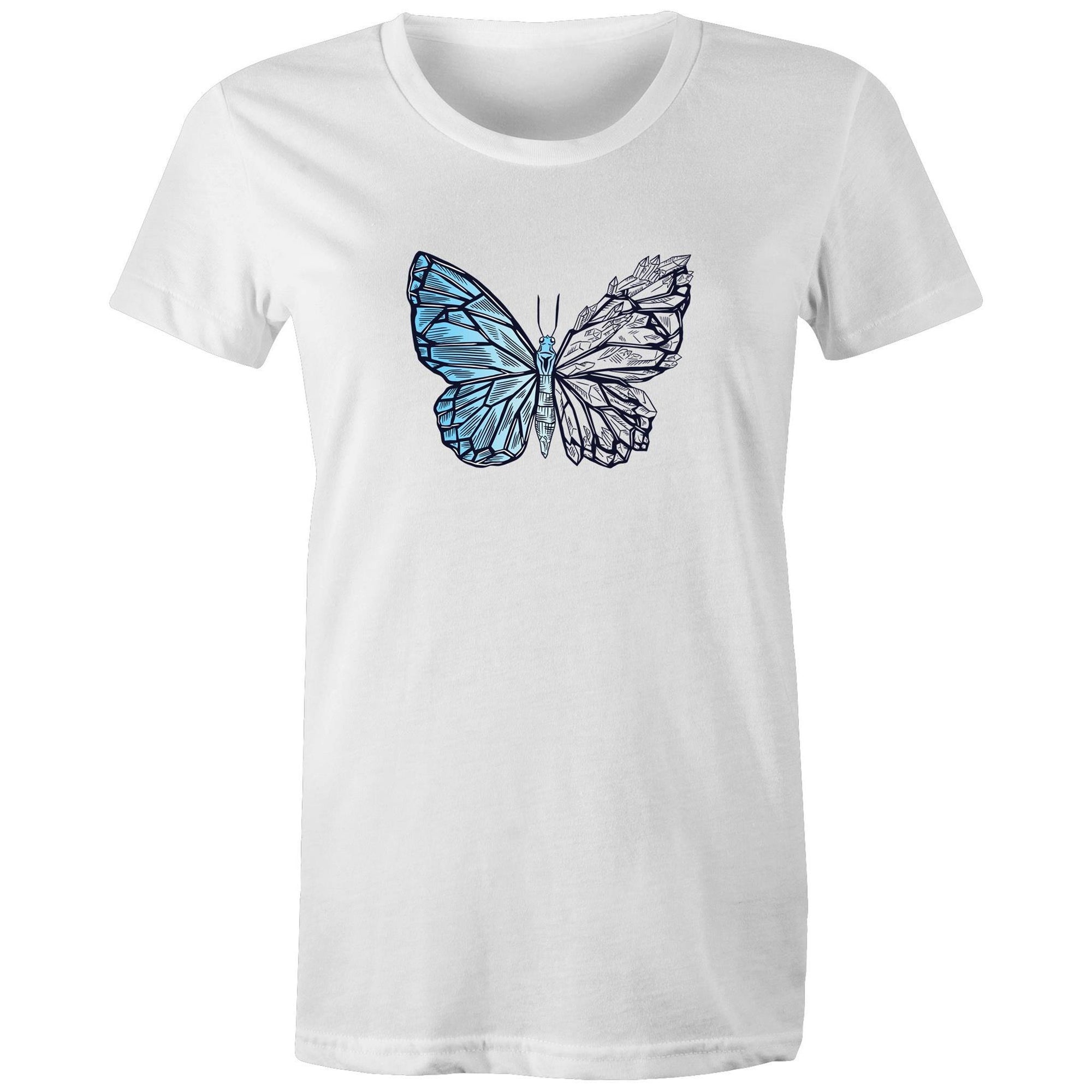Women's Crystal Butterfly T-shirt