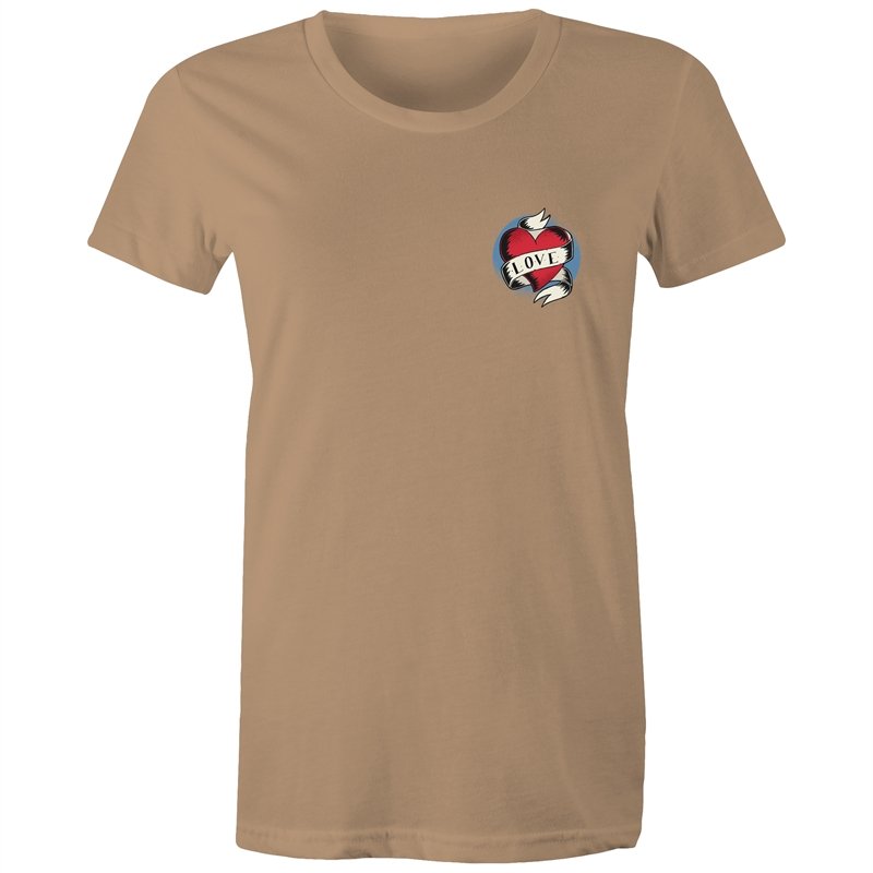 Women's Love Pocket Badge T-shirt