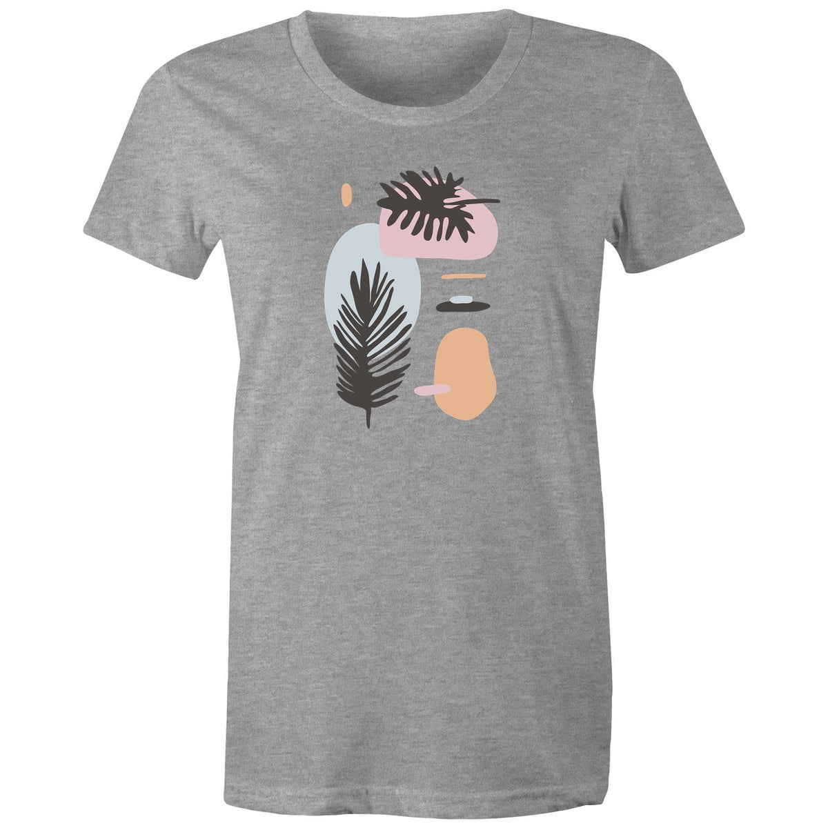 Women's Abstract Leaves T-shirt