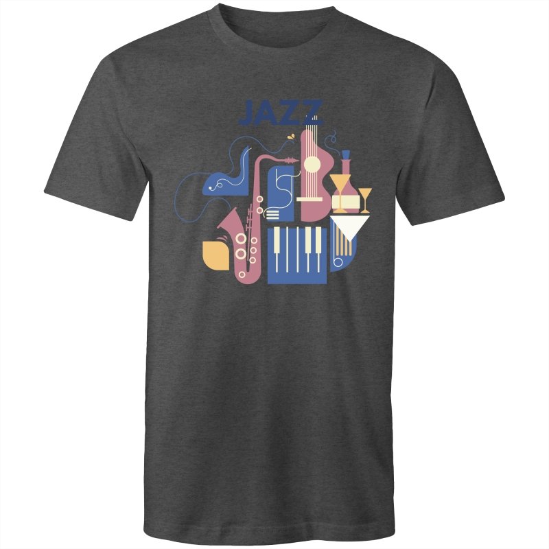 Men's Abstract Jazz Music T-shirt