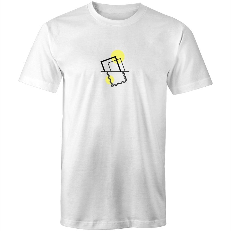 Men's Abstract Urban City Sunset T-shirt