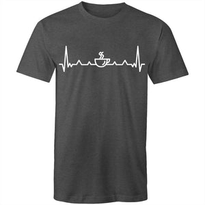 Men's Heartbeat Coffee T-shirt