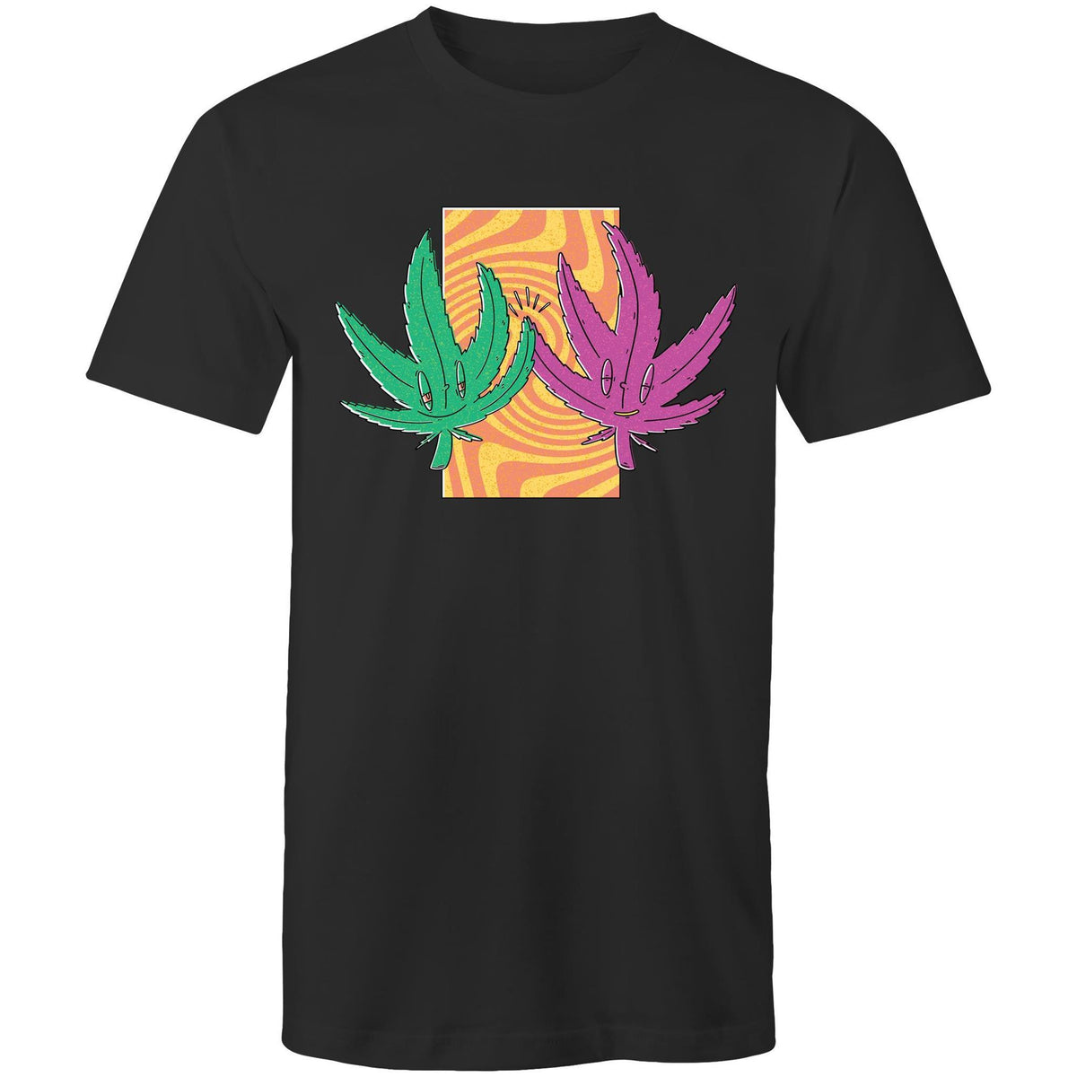 Men's Cannabis High Five Funny T-shirt