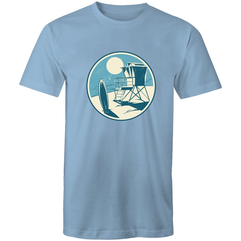 Men's LifeGuard Tower Beach T-shirt