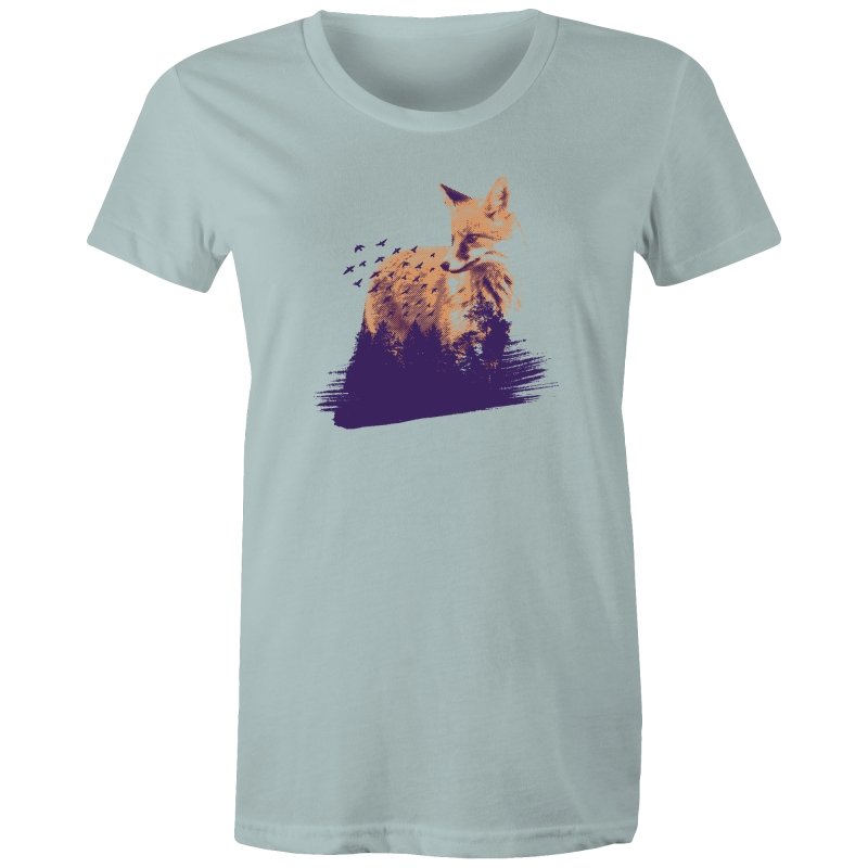 Women's Fox In Forest T-shirt