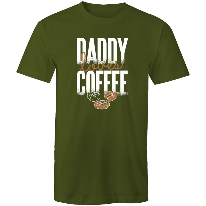 Men's Daddy Loves Coffee T-shirt
