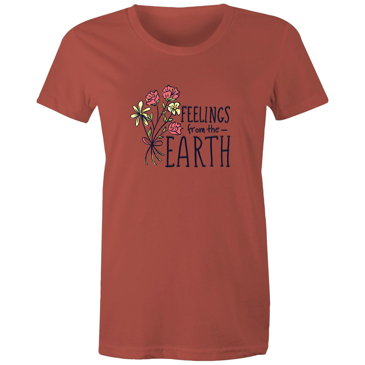 Women's Feelings From Earth T-shirt