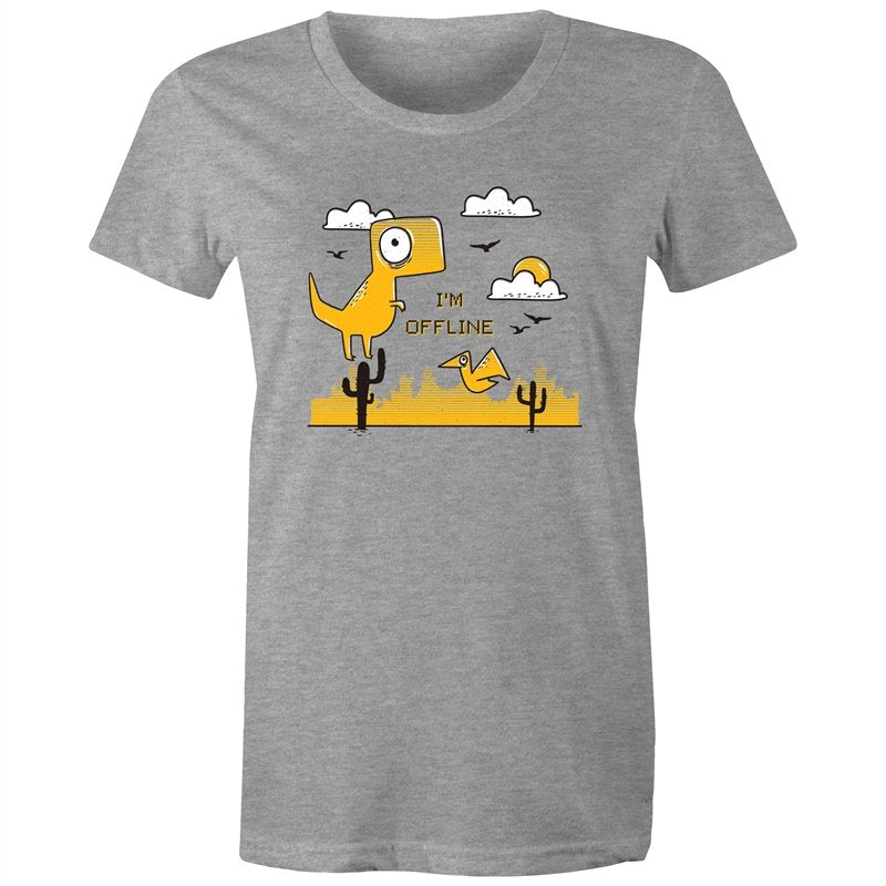 Women's Funny I'm Offline T-shirt