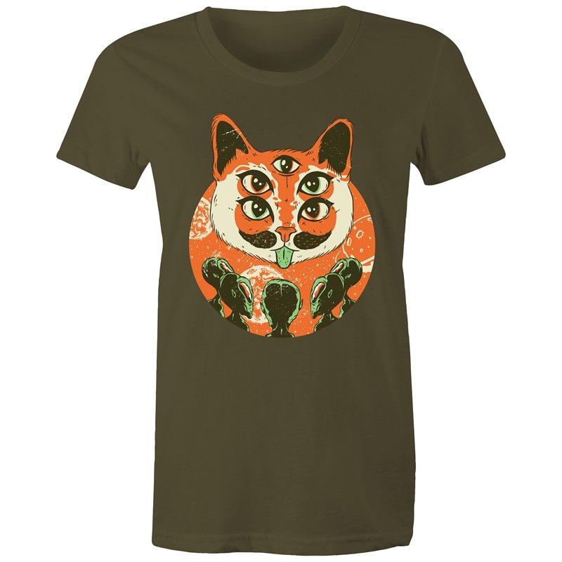Women's Trippy Cat T-shirt
