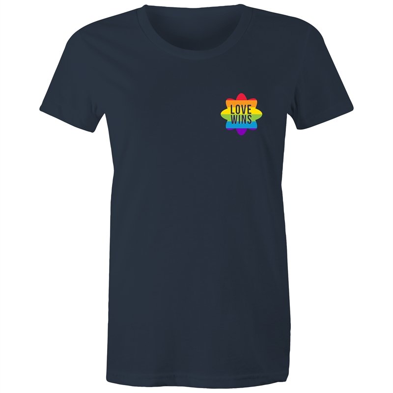 Women's Love Wins Pocket T-shirt