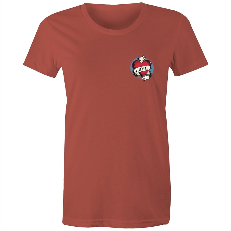 Women's Love Pocket Badge T-shirt