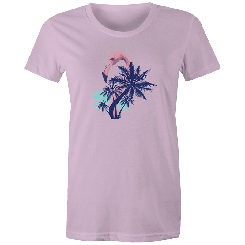 Women's Flamingo Beach T-shirt