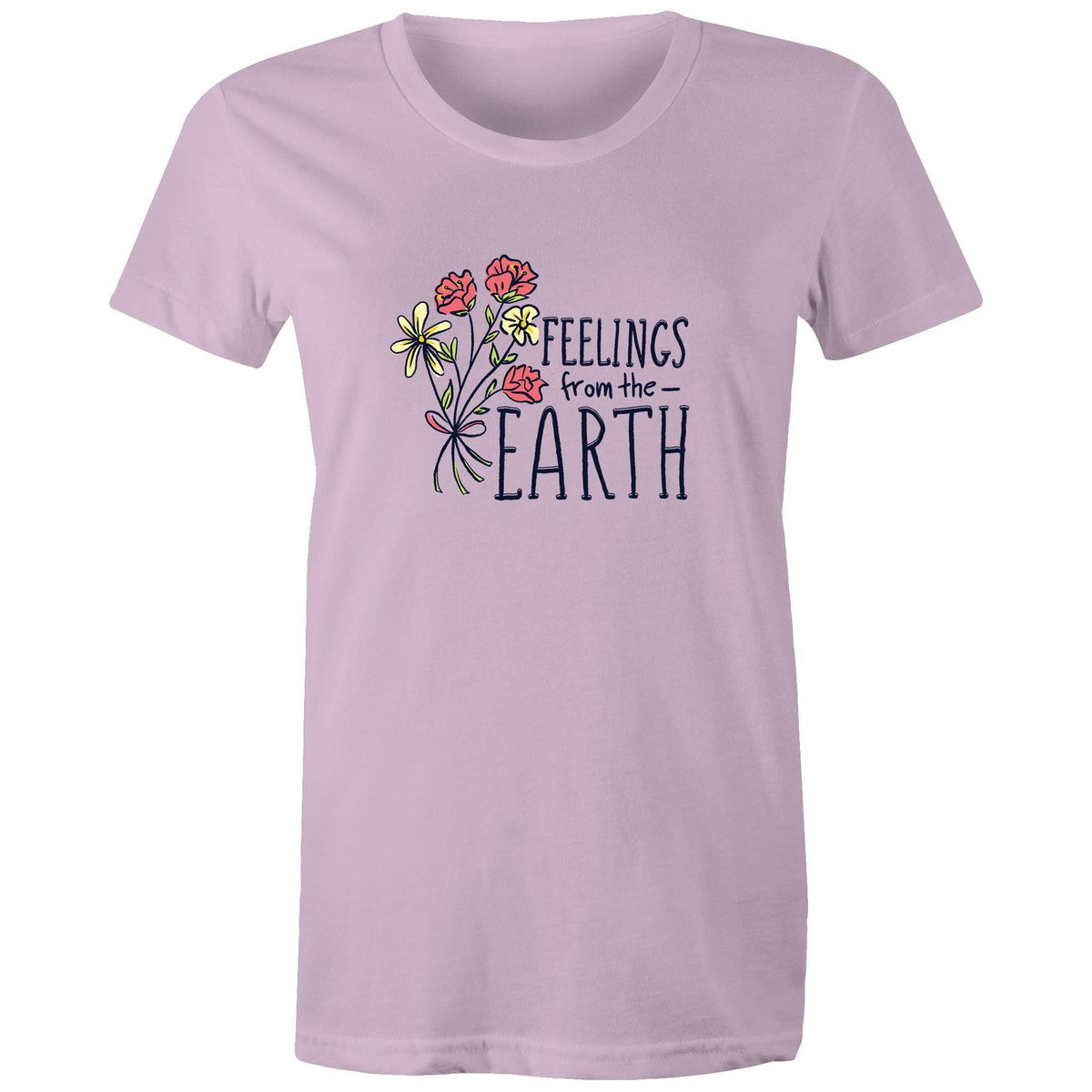 Women's Feelings From Earth T-shirt