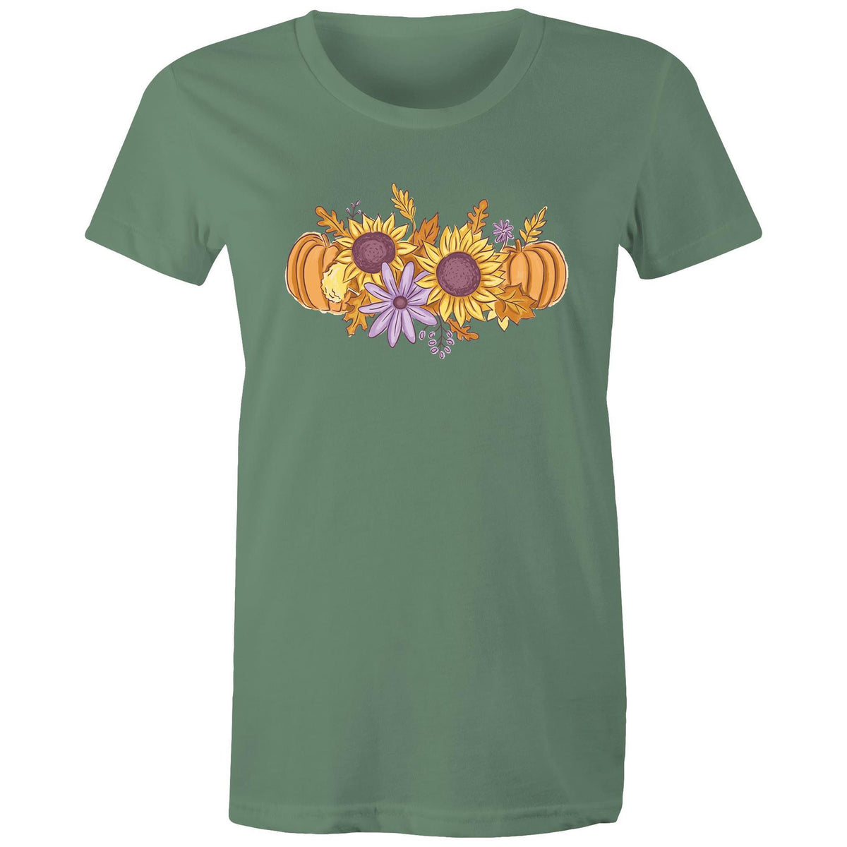Women's Autumn Flower Bouquet T-shirt