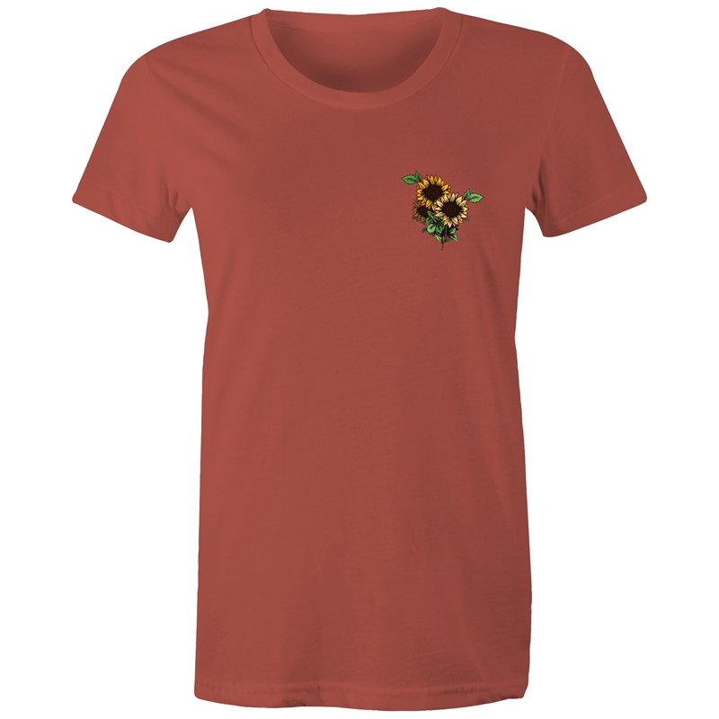 Women's Sunflower Pocket T-shirt