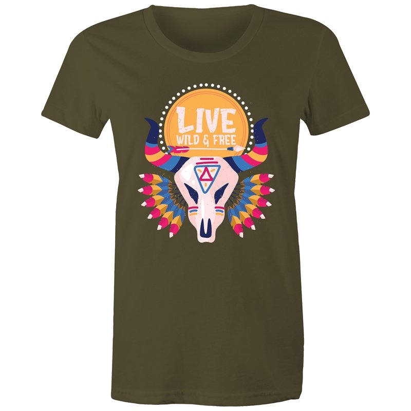 Women's Live Wild & Free T-shirt