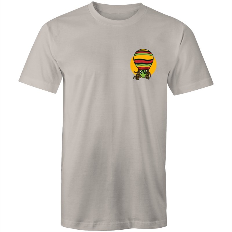 Men's Rasta Alien Dreadlock Pocket T-shirt