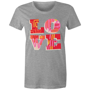 Women's Abstract Love T-shirt
