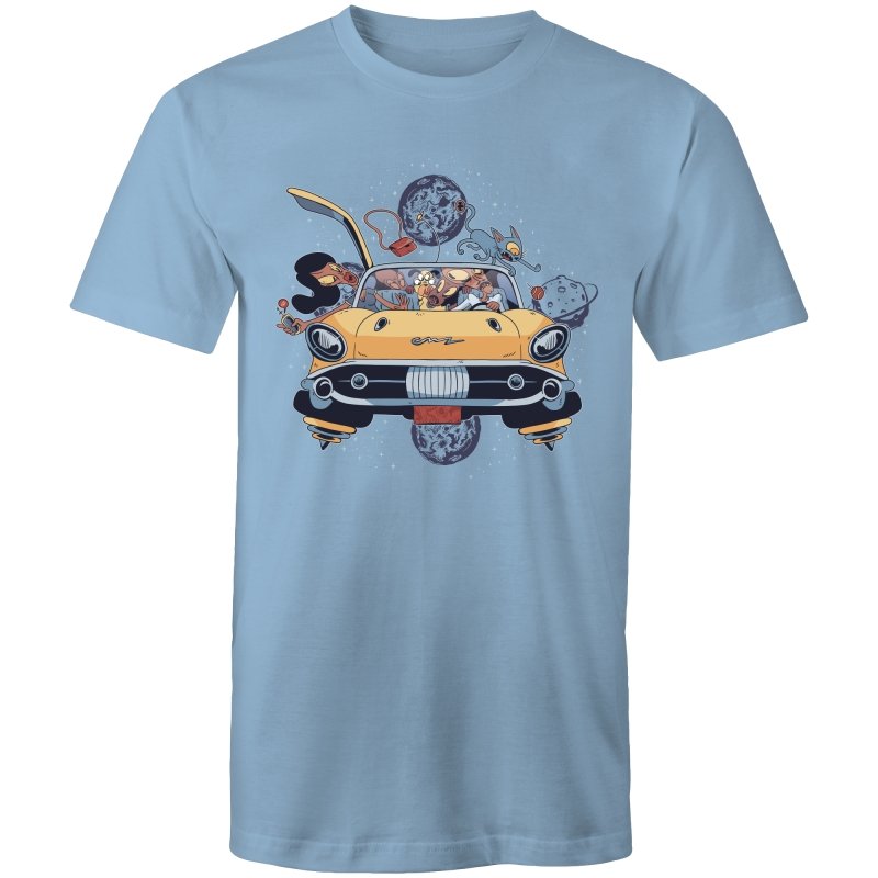 Men's Crazy Flying Car T-shirt